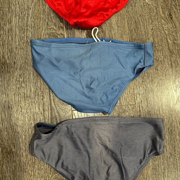 Men’s Swim Brief Lot – 3 Pairs – Speedo & Wrangler – Sizes 32 & 36 - Picture 7 of 7
